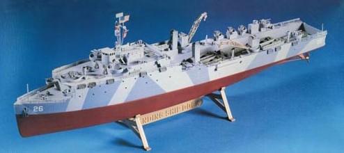 Description: 1/288 Landing Ship Dock (LSD) Casa Grande Class USS Tortuga Amphibious Assault Ship